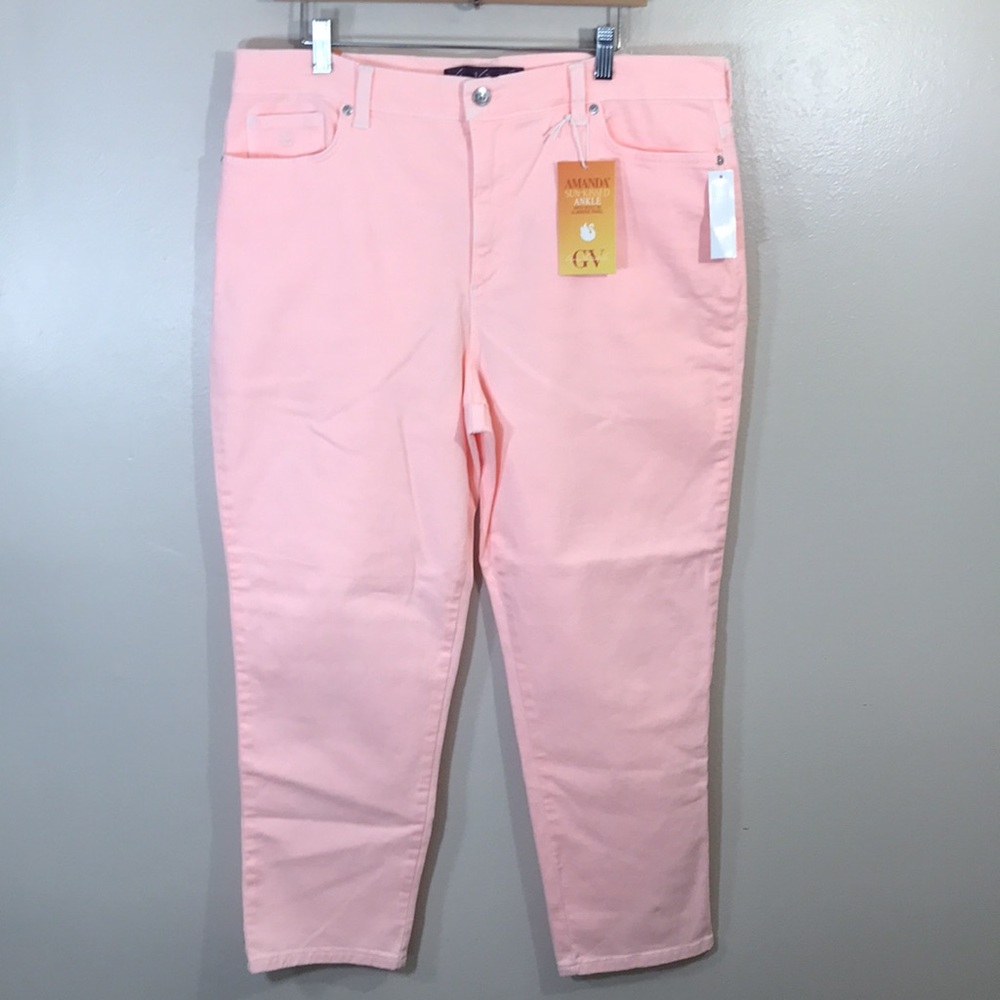 NEW Gloria Vanderbilt Amanda Sunkissed Ankle Jeans - Picture 3 of 8